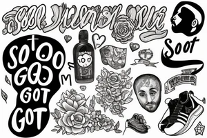 inspired by the song "so it goes" by mac miller tattoo idea