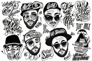 inspired by the song "so it goes" by mac miller tattoo idea