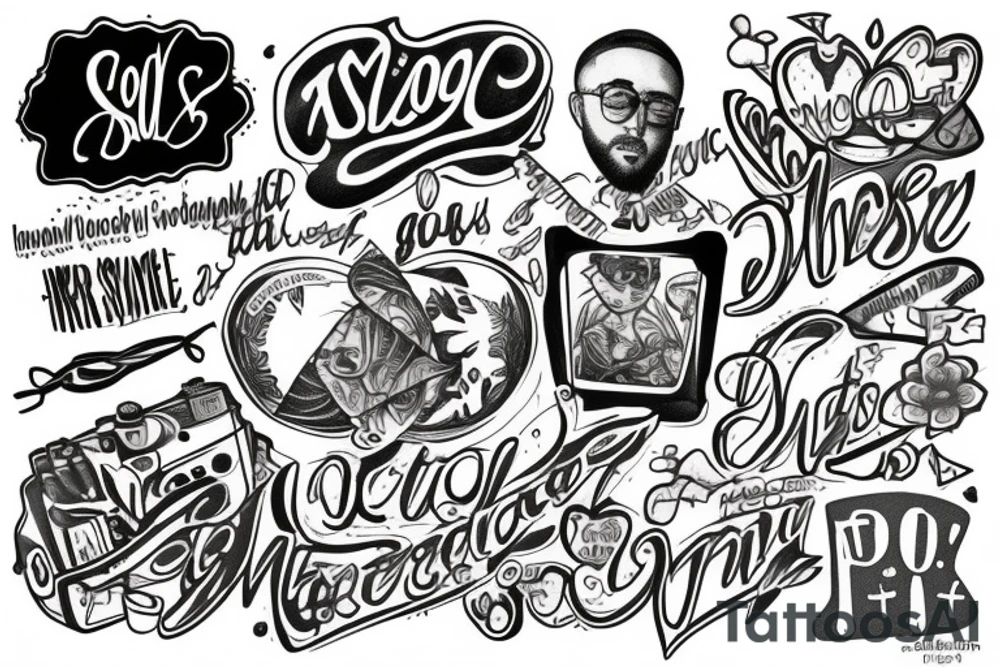 inspired by the song "so it goes" by mac miller tattoo idea
