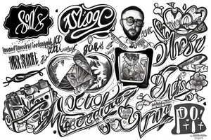 inspired by the song "so it goes" by mac miller tattoo idea