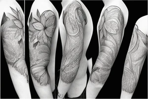 nature sleeve tattoo tattoo idea