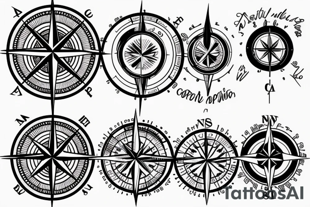 Compass Concept tattoo idea