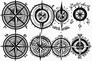 Compass Concept tattoo idea