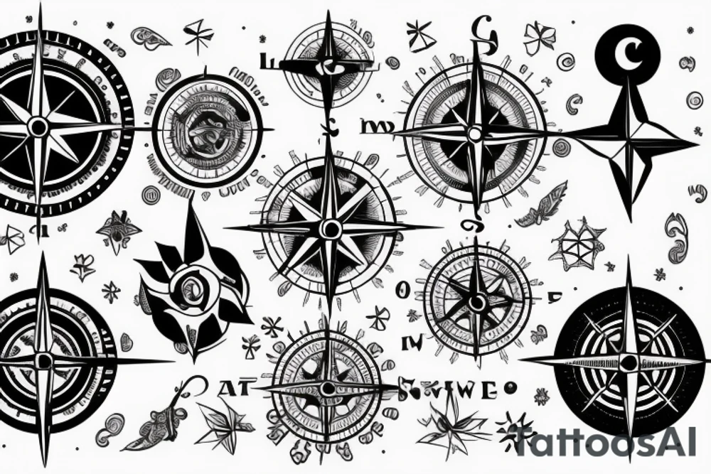 Compass Concept tattoo idea