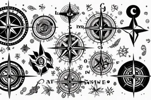 Compass Concept tattoo idea