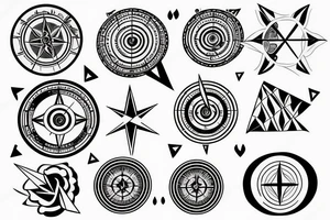 Compass Concept tattoo idea