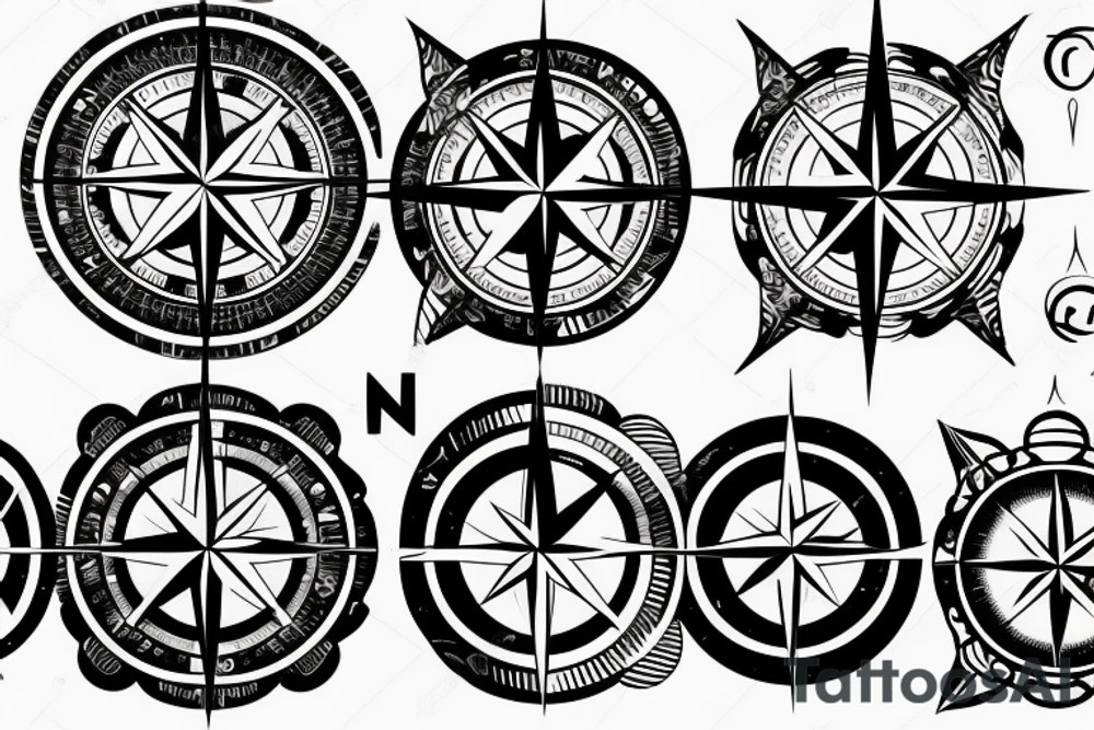Compass Concept tattoo idea