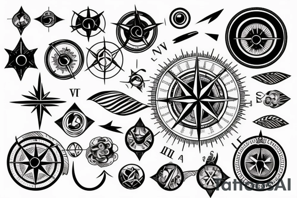 Compass Concept tattoo idea