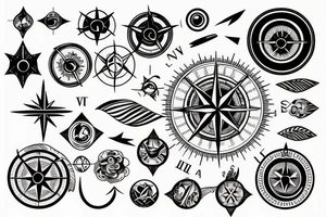 Compass Concept tattoo idea
