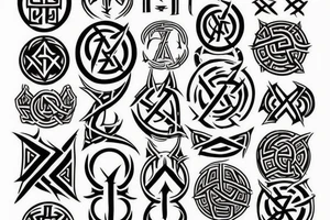 i want norse runes and symbolism tattoo idea