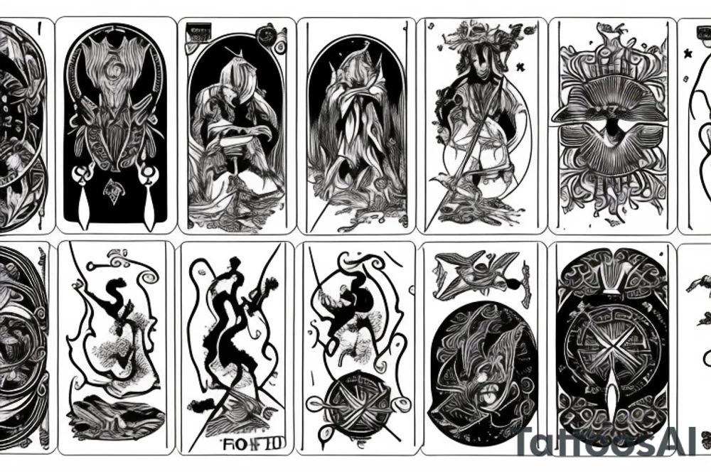 The fool tarot with unfathomable depths tattoo idea