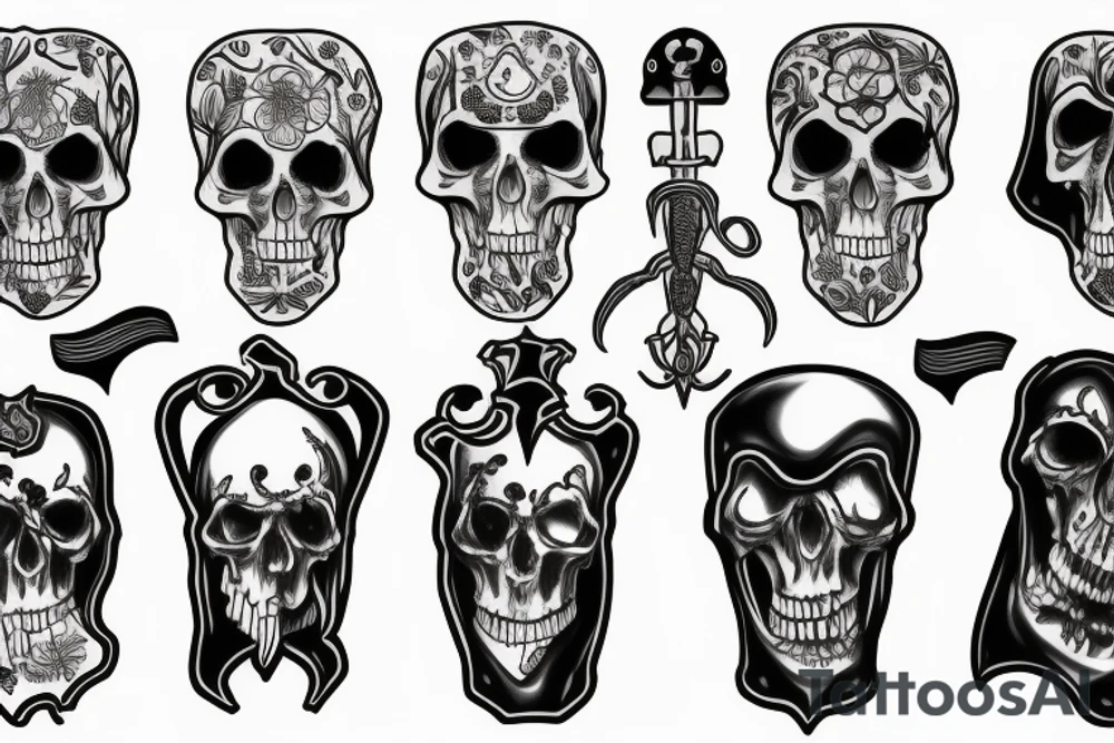 Grim reaper tattoo idea