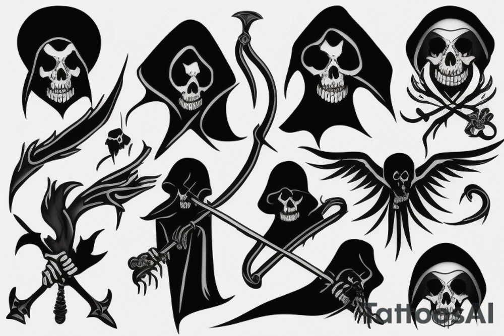 Grim reaper tattoo idea