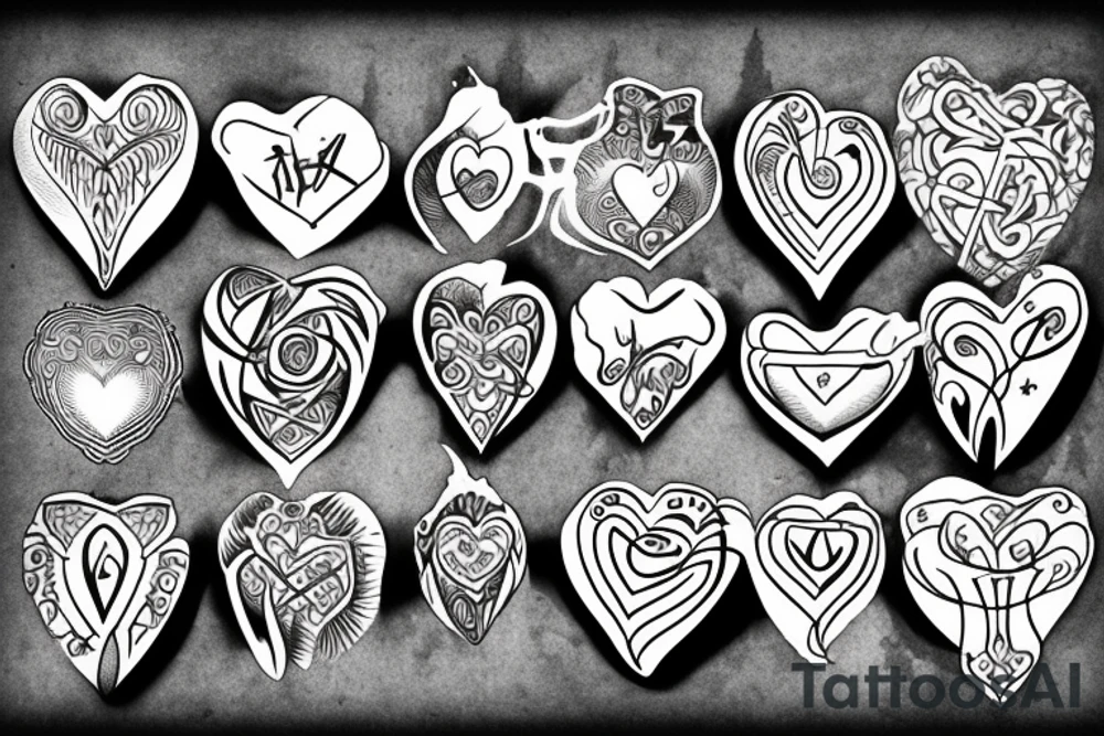 heart carved in stone
divine tattoo idea