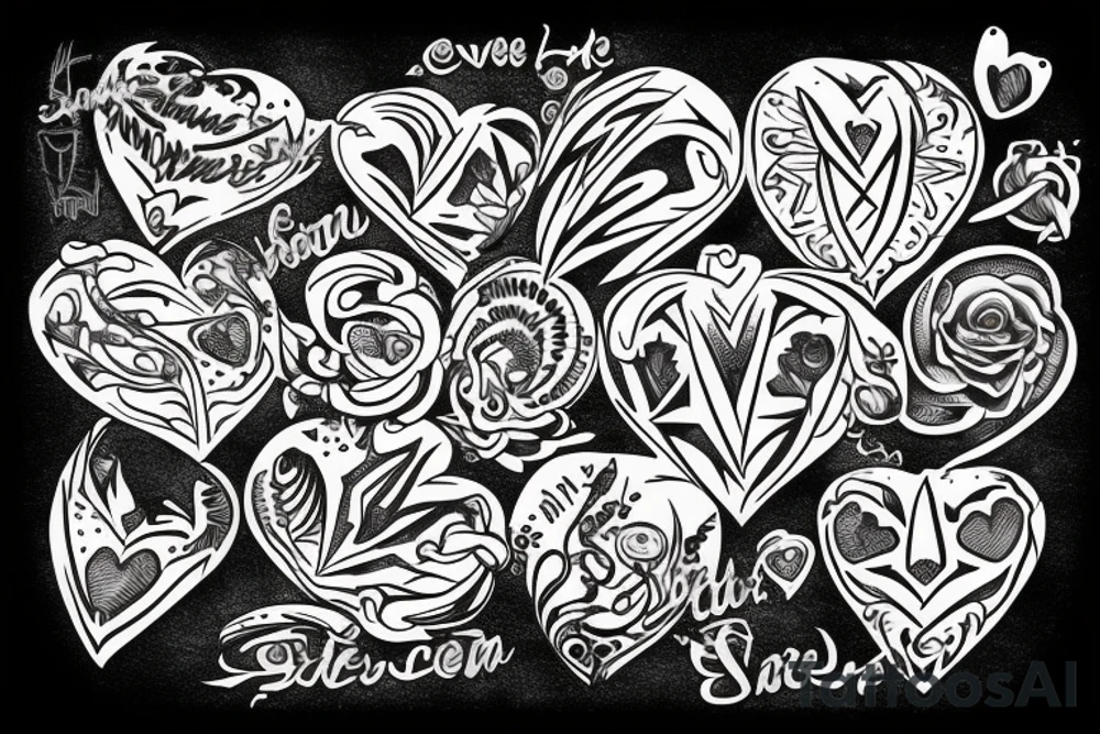 heart carved in stone
evil tattoo idea
