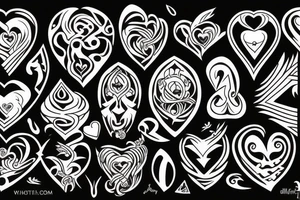 heart carved in stone
evil tattoo idea