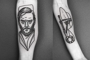 Obi Wan Kenobi's lightsaber tattoo idea