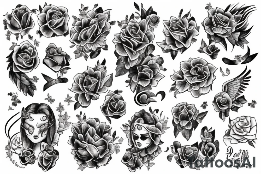 Daughter tattoo tattoo idea