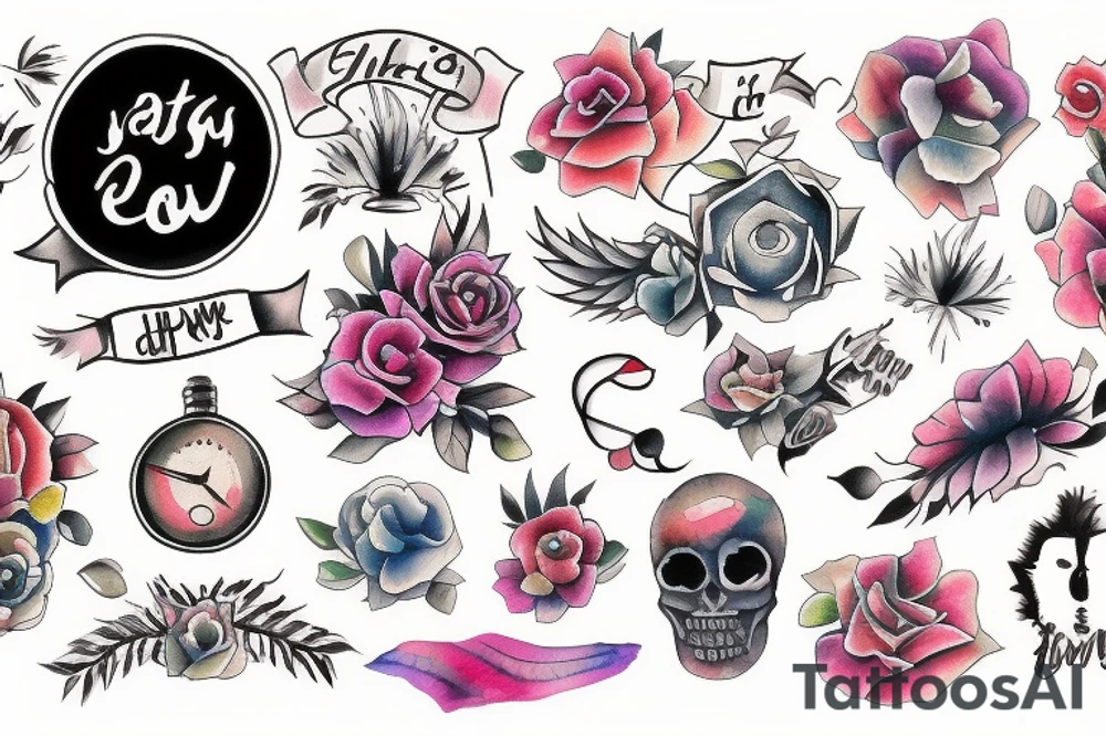 right now it´s happening tattoo idea