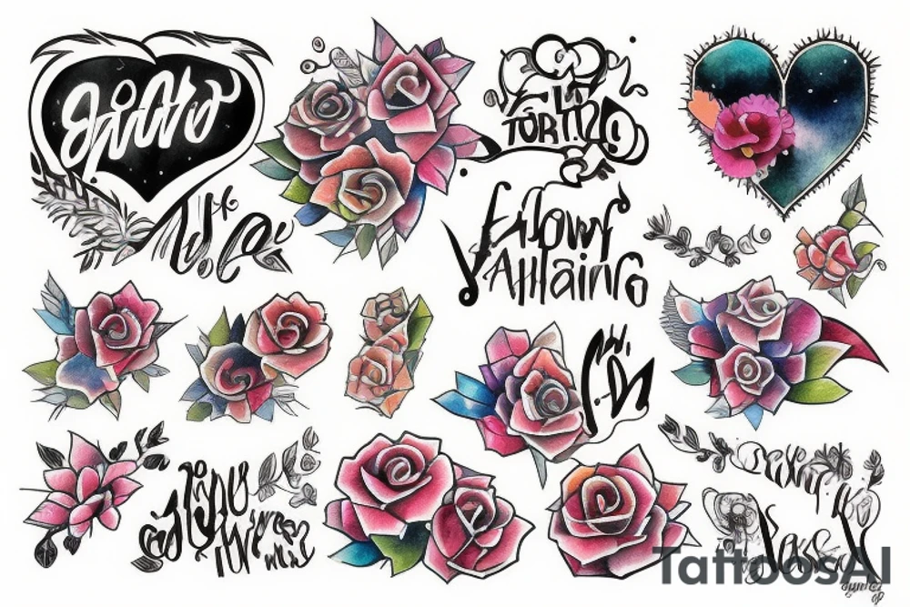 right now it´s happening tattoo idea