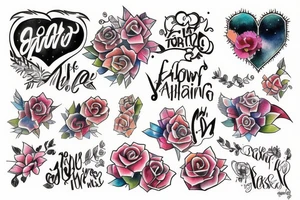 right now it´s happening tattoo idea