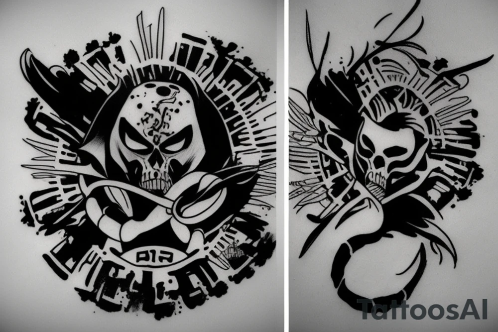 mexican gangster wu tang clan killer bee tattoo idea