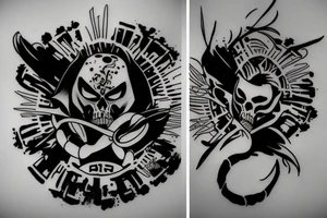 mexican gangster wu tang clan killer bee tattoo idea