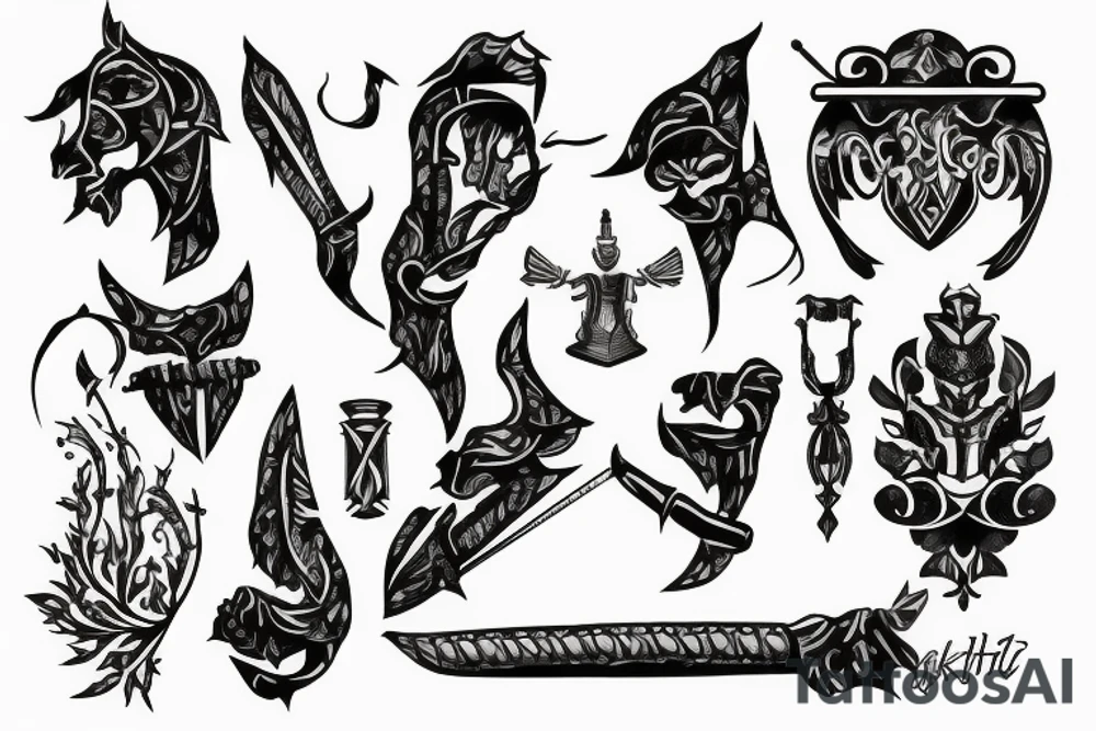 Knight tattoo idea