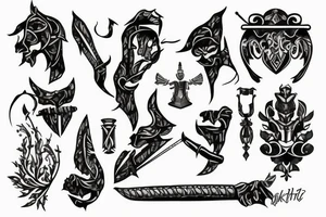 Knight tattoo idea