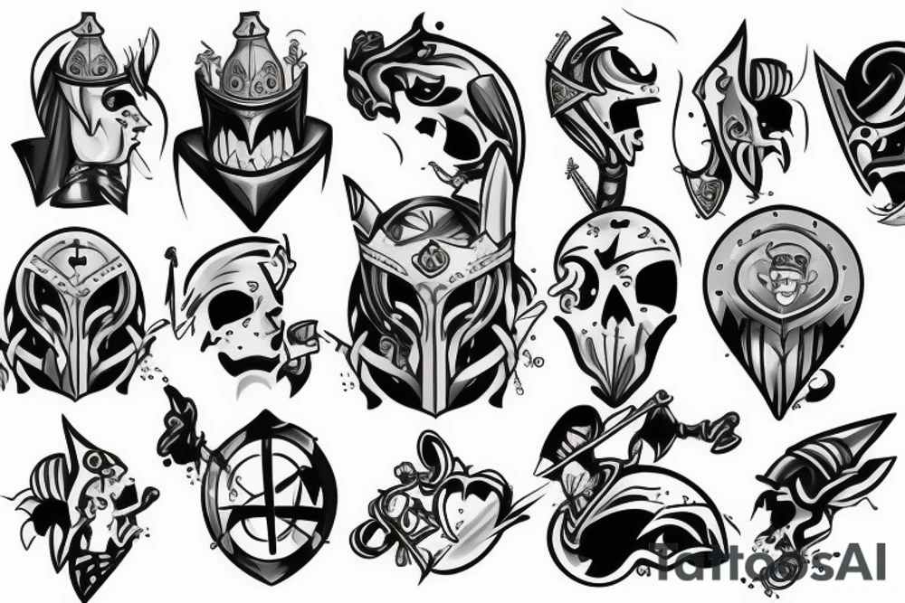 Knight tattoo idea