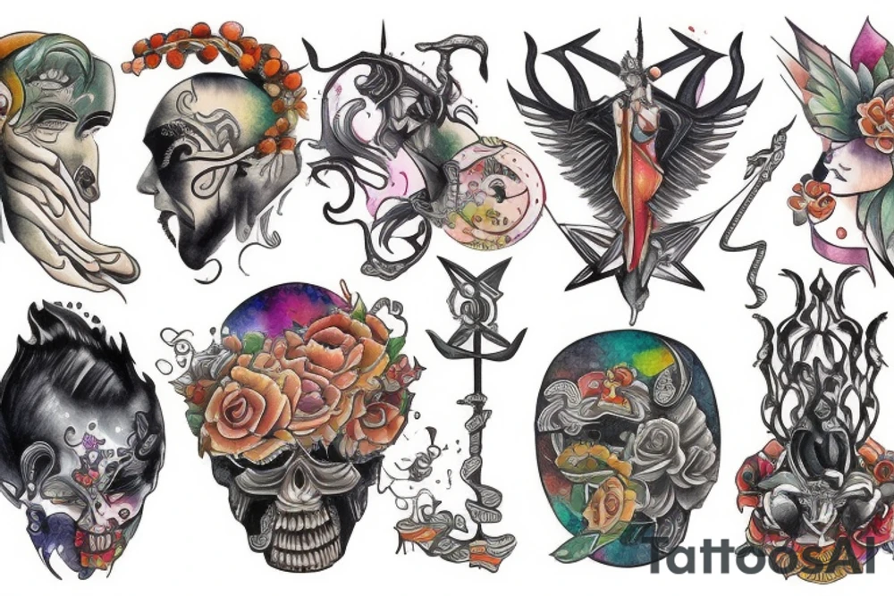 Gods of fun tattoo idea