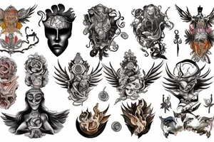 Gods of fun tattoo idea