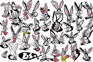 Bugs Bunny tattoo idea