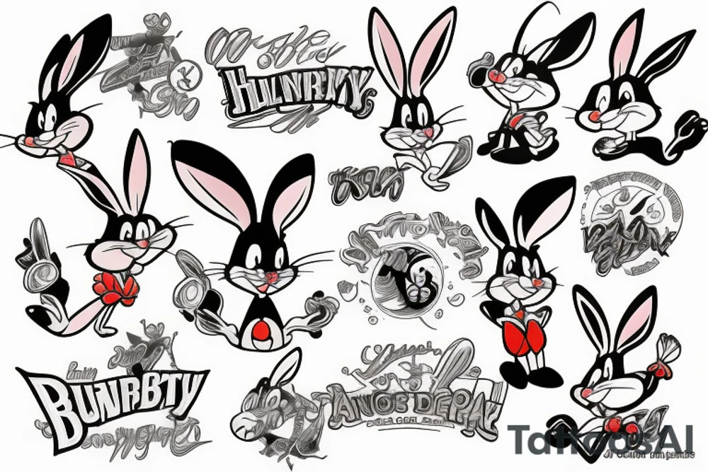 Bugs Bunny tattoo idea