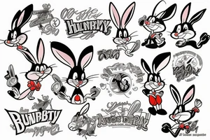 Bugs Bunny tattoo idea