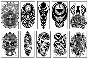 Two ghosts tattoo idea