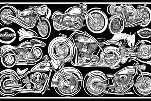 motorcycle tattoo idea