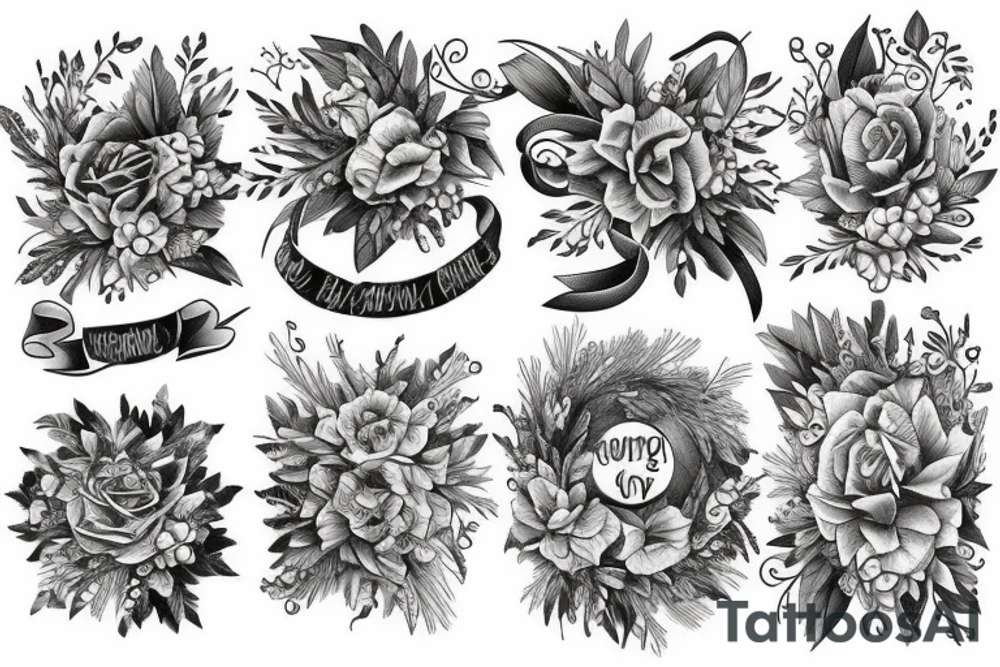 Wreath tattoo idea