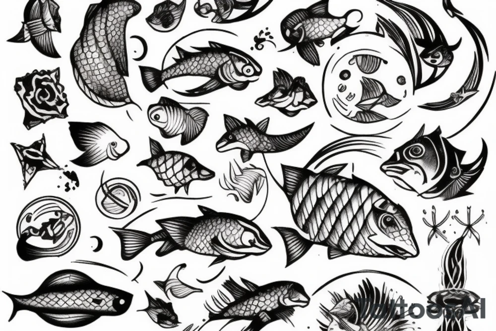 Pisces tattoo idea