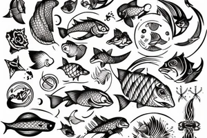 Pisces tattoo idea