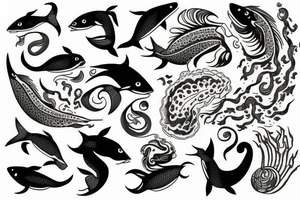 Pisces tattoo idea
