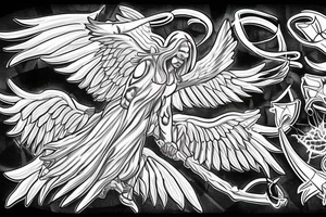 archangel michael tattoo idea