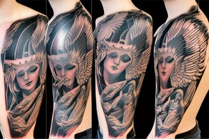 archangel michael tattoo idea