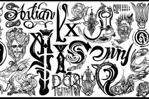 XIV with Gods not finished tattoo idea
