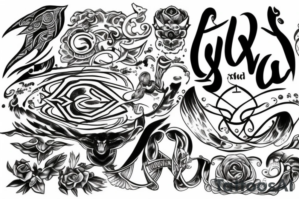 XIV with Gods not finished tattoo idea