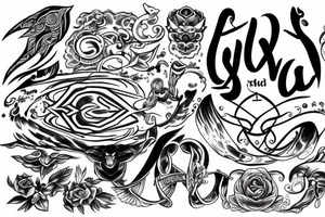 XIV with Gods not finished tattoo idea
