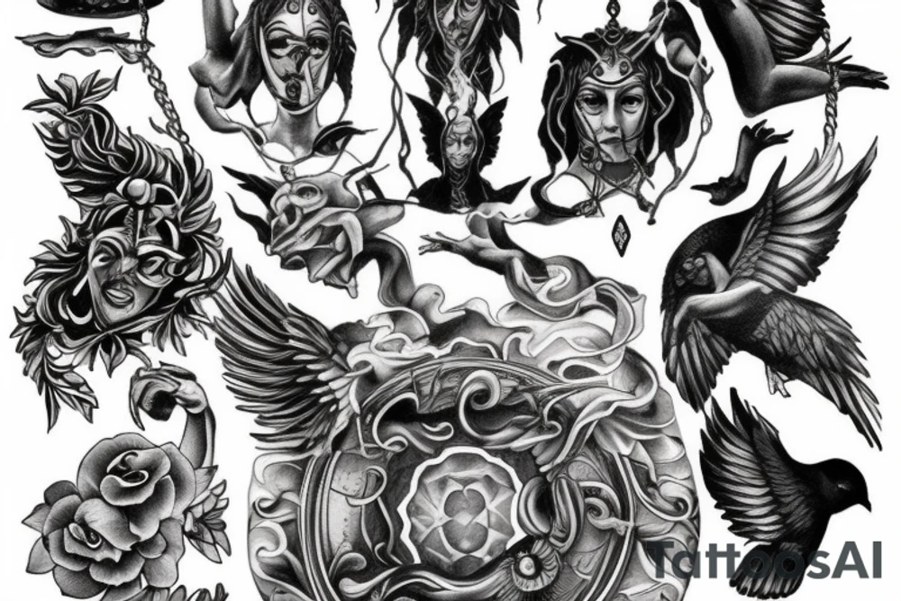 XIV with Gods not finished tattoo idea