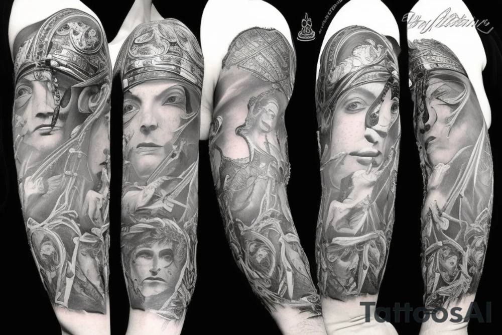 XIV with Gods not finished tattoo idea