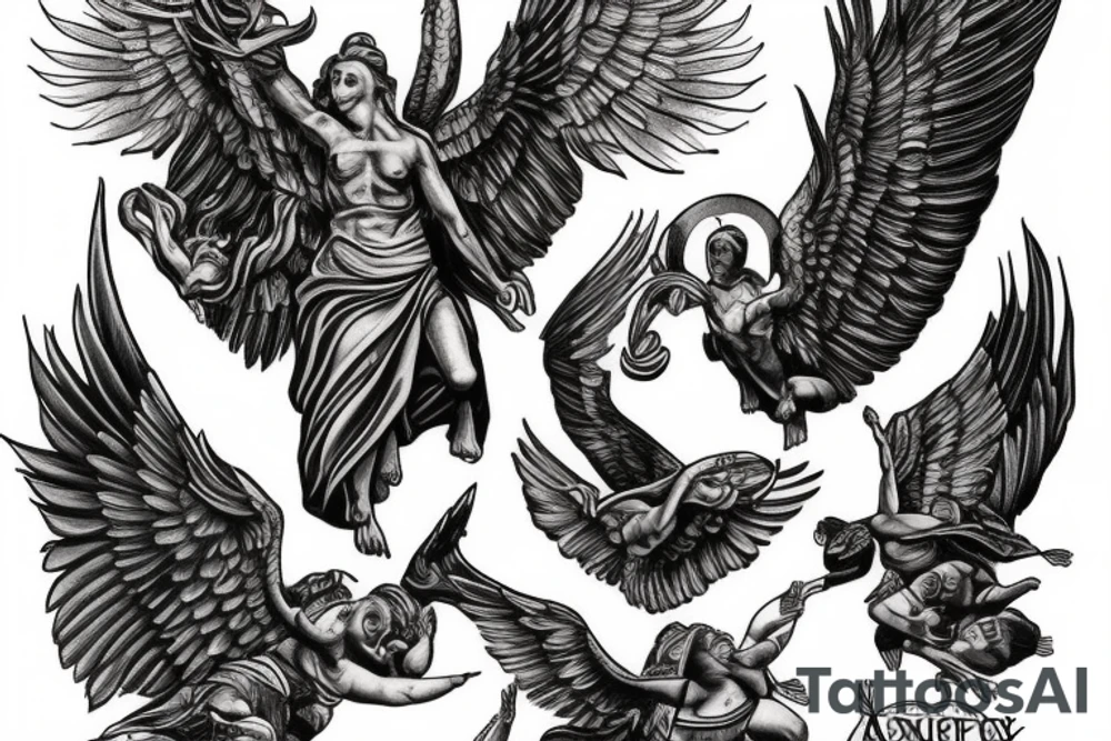 Archangel Michael tattoo idea