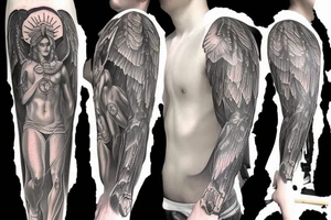 Archangel Michael tattoo idea